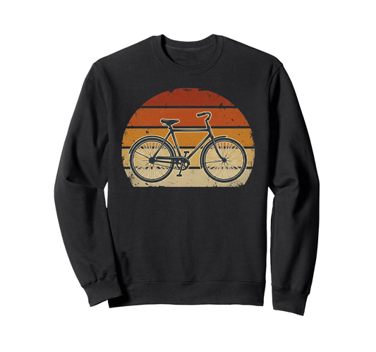 Bike Logo Minimal Cycling Bicycle Sweatshirt - Trendy Graphic for Adults - T-Shirt, Sweatshirt, Hoodie