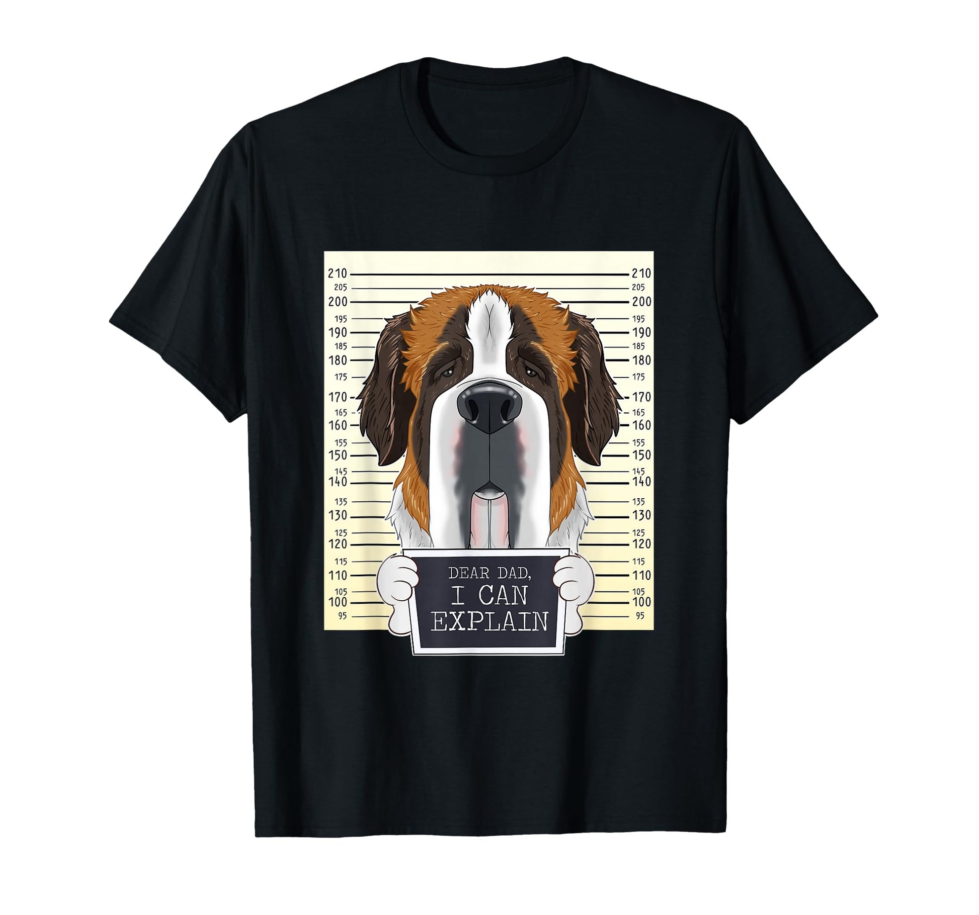 Dear Dad I Can Explain I Saint T-Shirt - Minimalist Print for Adults - T-Shirt, Sweatshirt, Hoodie