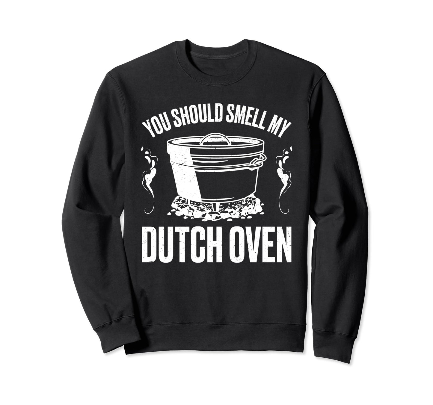 Dutch Oven Cooking Cookware Dad Fathers Sweatshirt - Unique Graphic Unisex - T-Shirt, Sweatshirt, Hoodie