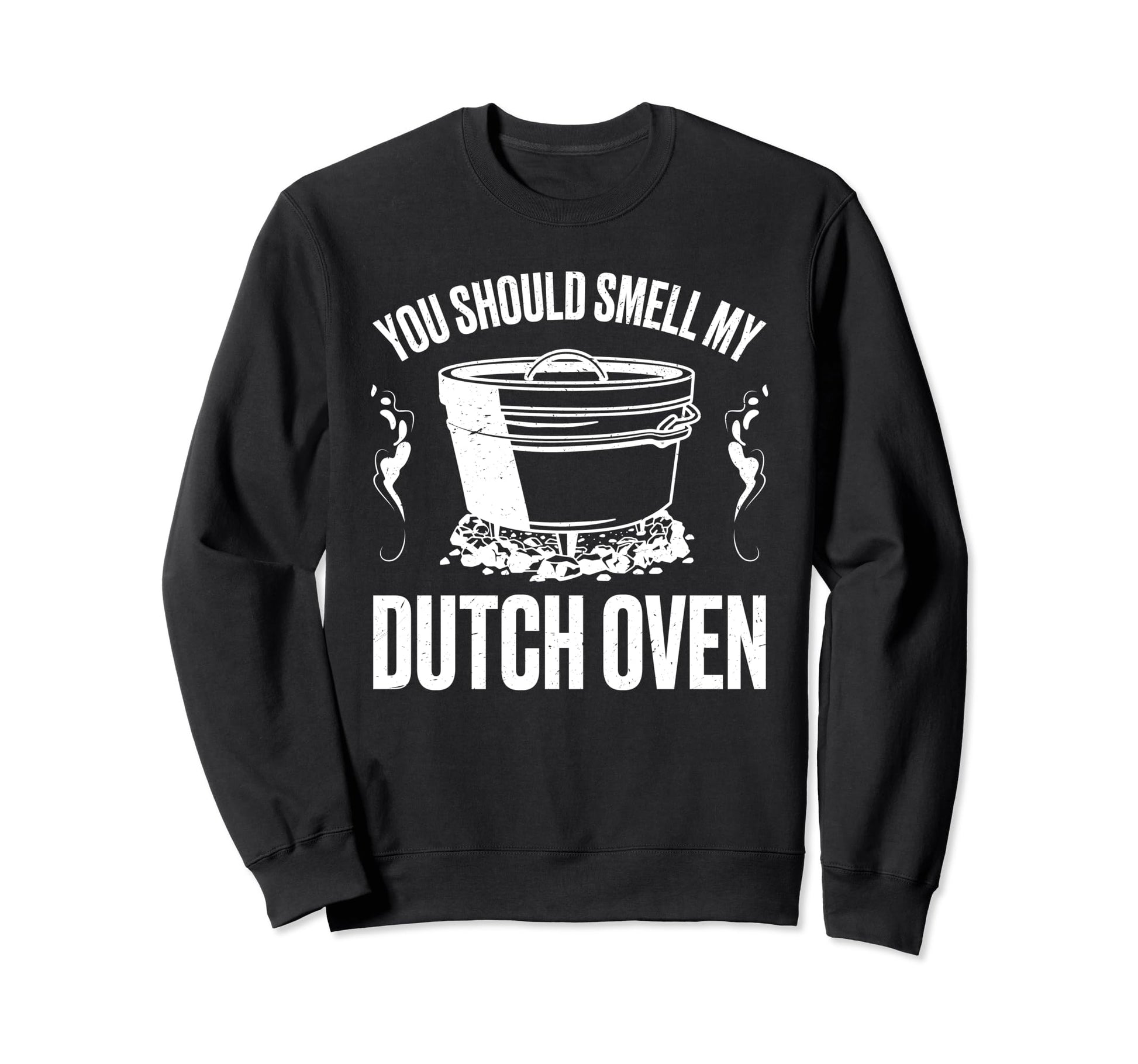 Dutch Oven Cooking Cookware Dad Fathers Sweatshirt - Unique Graphic Unisex - T-Shirt, Sweatshirt, Hoodie