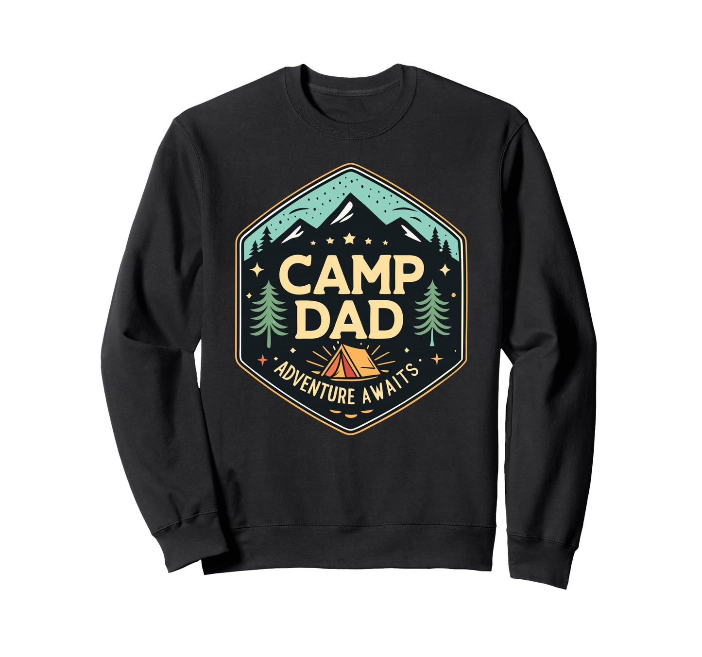 Adventure Dad Camp Dad Fathers Day Sweatshirt - Novelty Apparel Unisex - T-Shirt, Sweatshirt, Hoodie