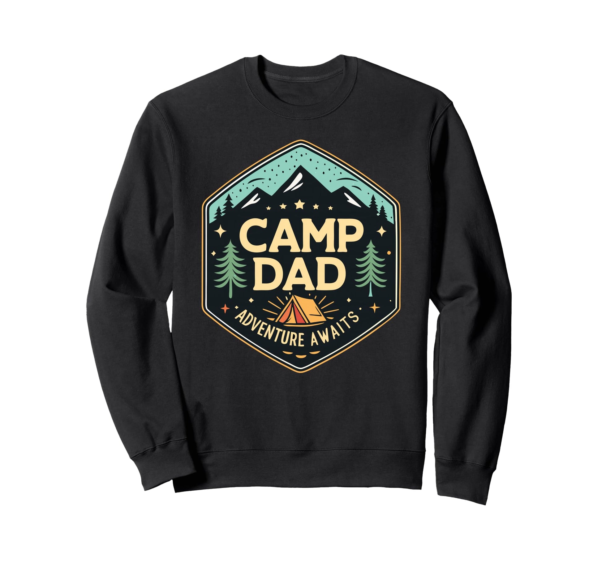 Adventure Dad Camp Dad Fathers Day Sweatshirt - Novelty Apparel Unisex - T-Shirt, Sweatshirt, Hoodie