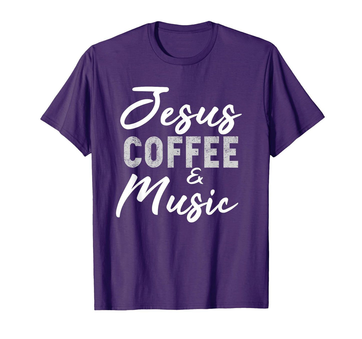 Jesus Coffee And Music Funny Musician T-Shirt - Trendy Graphic Men Women - T-Shirt, Sweatshirt, Hoodie