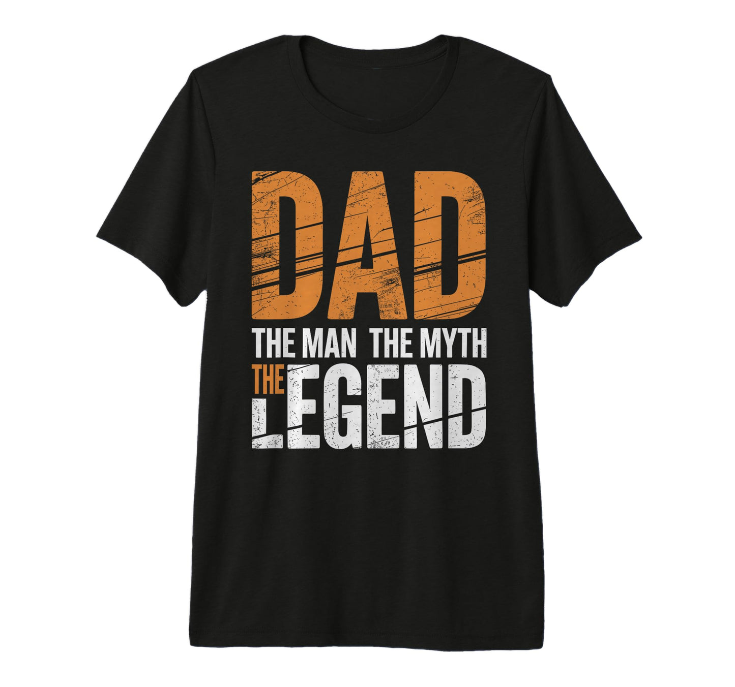Dad Myth Legend Tri Blend T-Shirt - Casual Everyday Wear for Adults - T-Shirt, Sweatshirt, Hoodie
