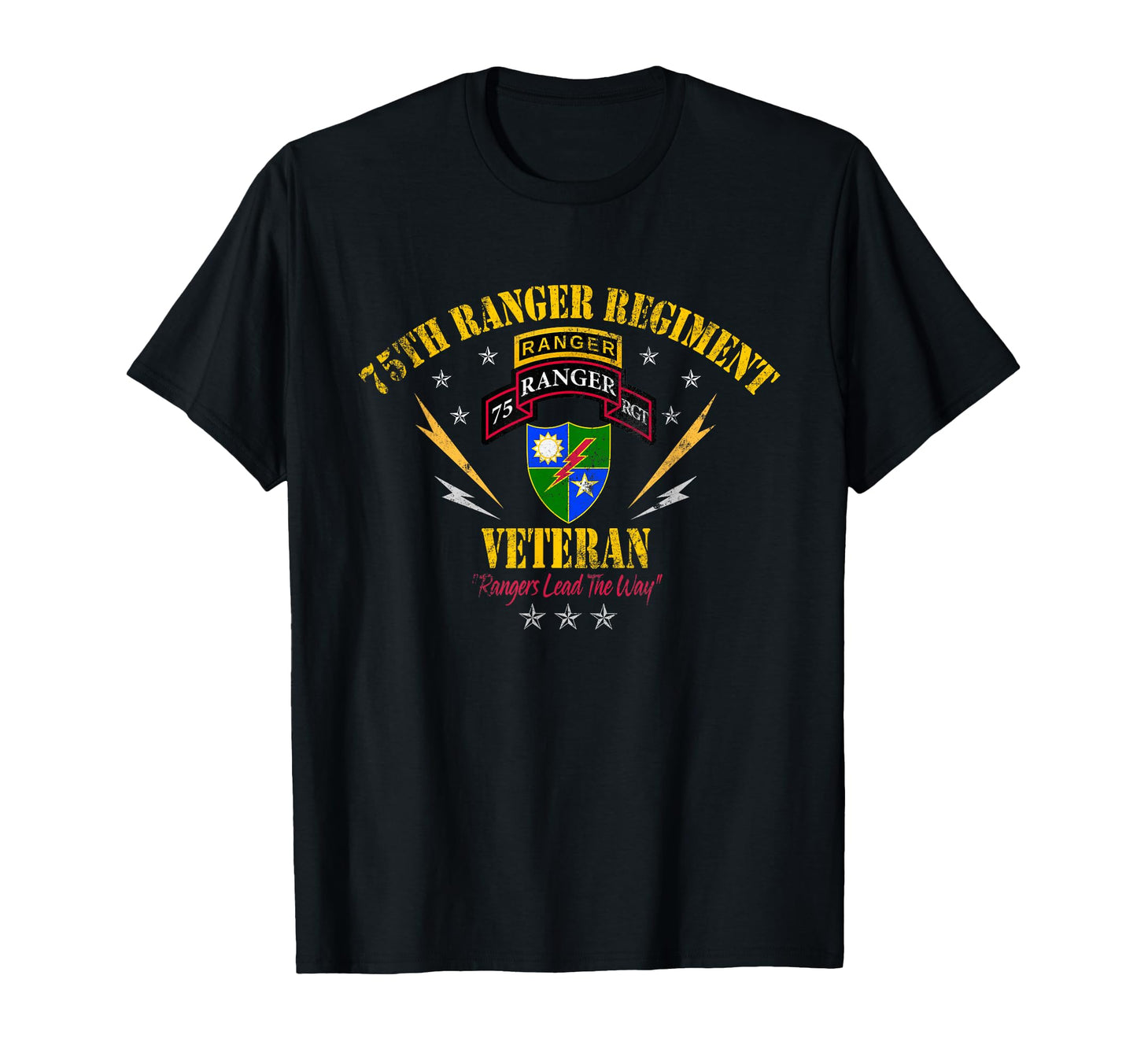 75Th Ranger Regiment Veteran Patriotic T-Shirt - Novelty Apparel Unisex - T-Shirt, Sweatshirt, Hoodie