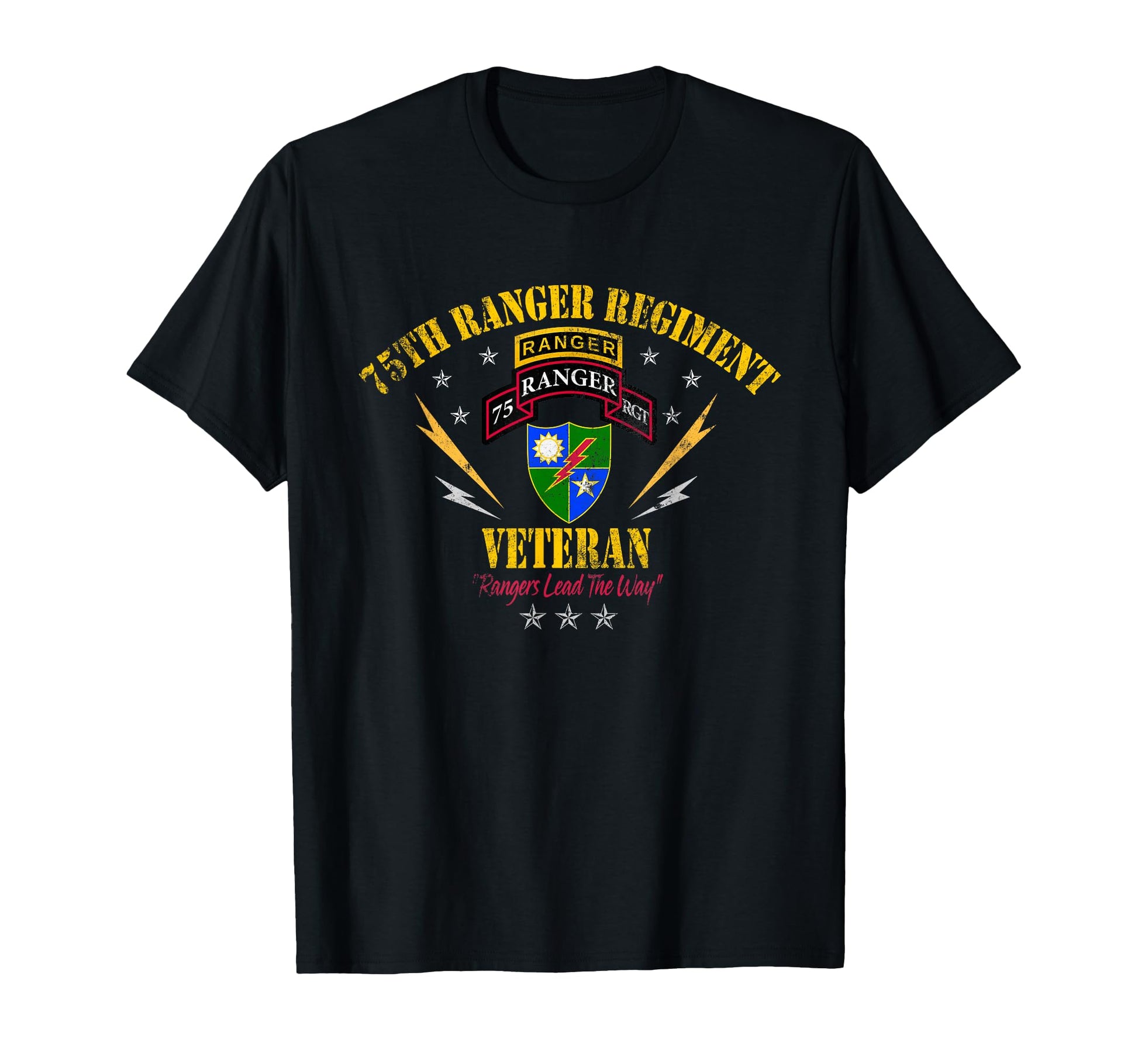 75Th Ranger Regiment Veteran Patriotic T-Shirt - Novelty Apparel Unisex - T-Shirt, Sweatshirt, Hoodie
