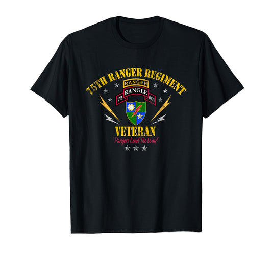 75Th Ranger Regiment Veteran Patriotic T-Shirt - Novelty Apparel Unisex - T-Shirt, Sweatshirt, Hoodie