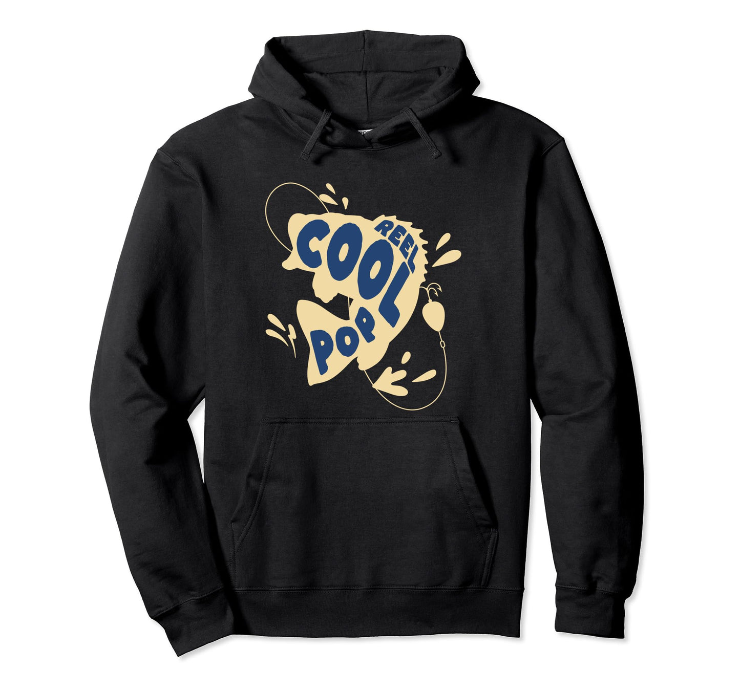 Reel Pop Fishing Funny Fishing Fisherman Hoodie - Novelty Apparel Unisex - T-Shirt, Sweatshirt, Hoodie