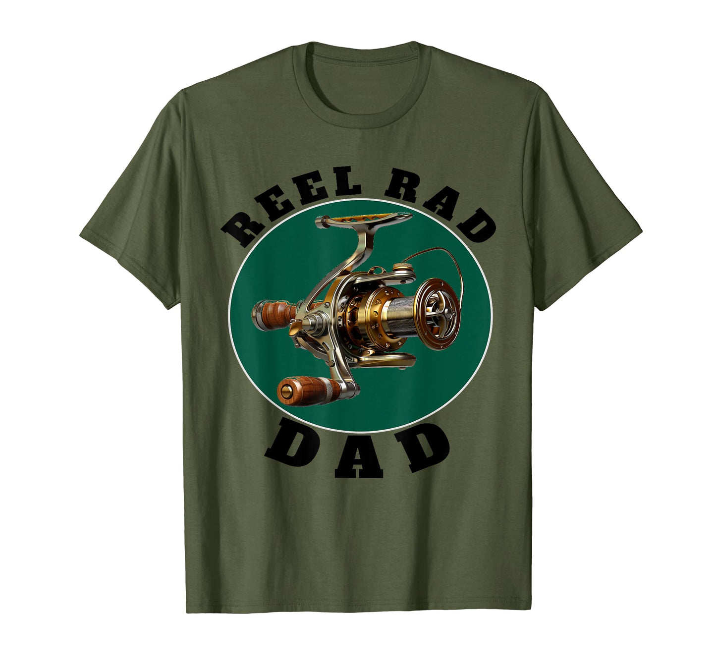 Unique Novelty Reel Rad Mens Dad T-Shirt - Custom Art Print Men Women - T-Shirt, Sweatshirt, Hoodie