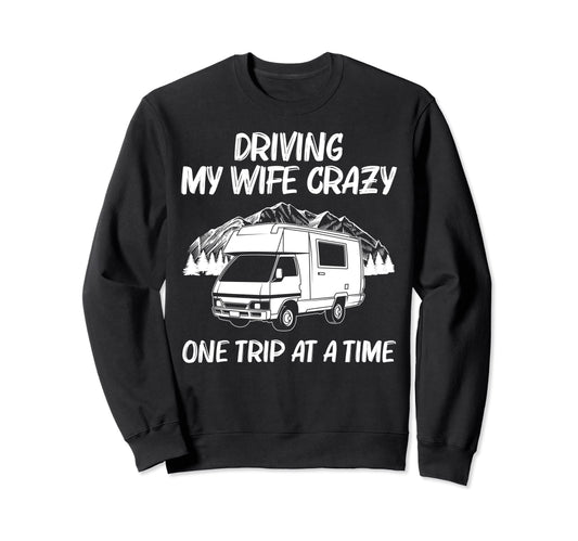 Camping Dad Camper Hiking Outdoor Sweatshirt - Aesthetic Graphic Men Women - T-Shirt, Sweatshirt, Hoodie