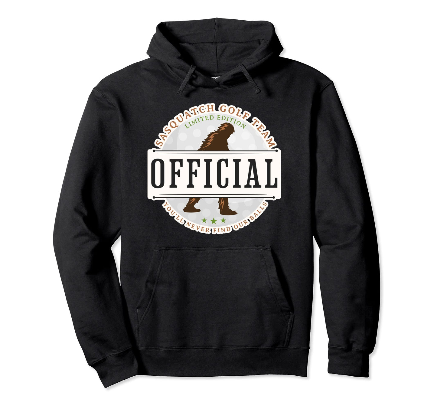 Funny Fathers Day Sasquatch Golf Team Golf Hoodie - Graphic Print Unisex - T-Shirt, Sweatshirt, Hoodie