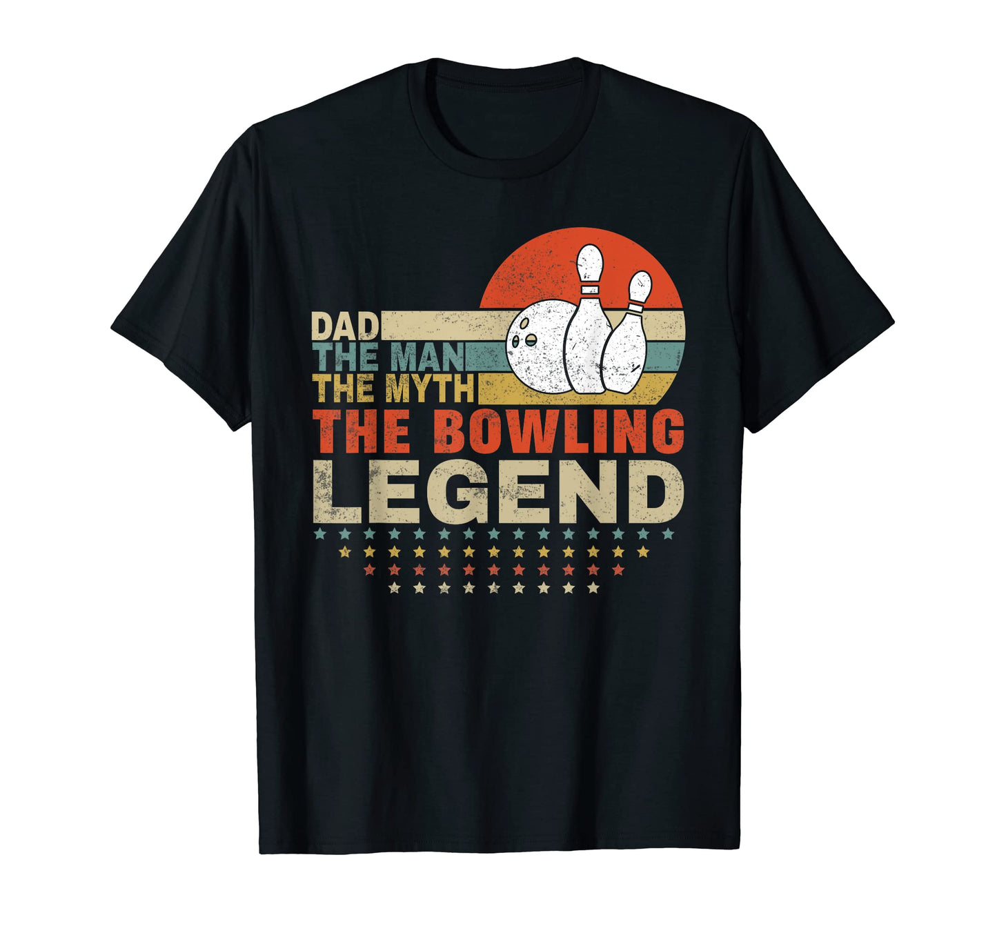 Mens Fathers Day Myth Bowling T-Shirt - Aesthetic Graphic for Adults - T-Shirt, Sweatshirt, Hoodie
