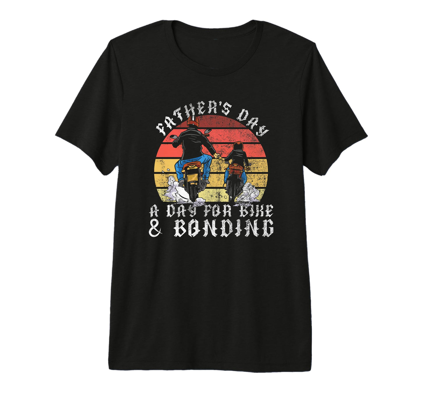 Fathers Day Day Bike Bonding T-Shirt - Trendy Graphic for Adults - T-Shirt, Sweatshirt, Hoodie
