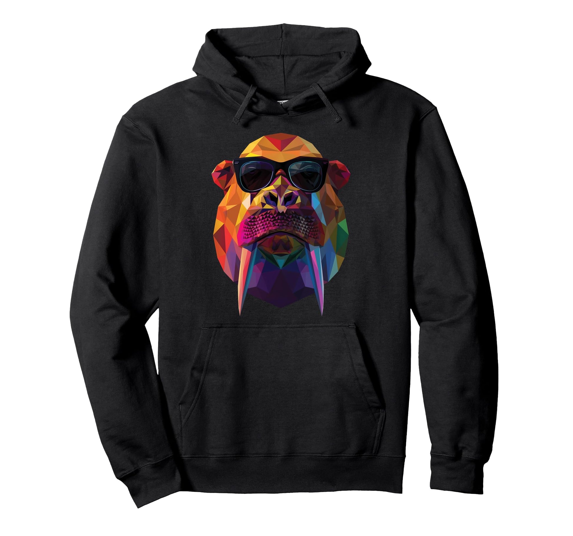 Walrus Dad Mom Sunglasses Walrus Hoodie - Aesthetic Graphic Unisex - T-Shirt, Sweatshirt, Hoodie