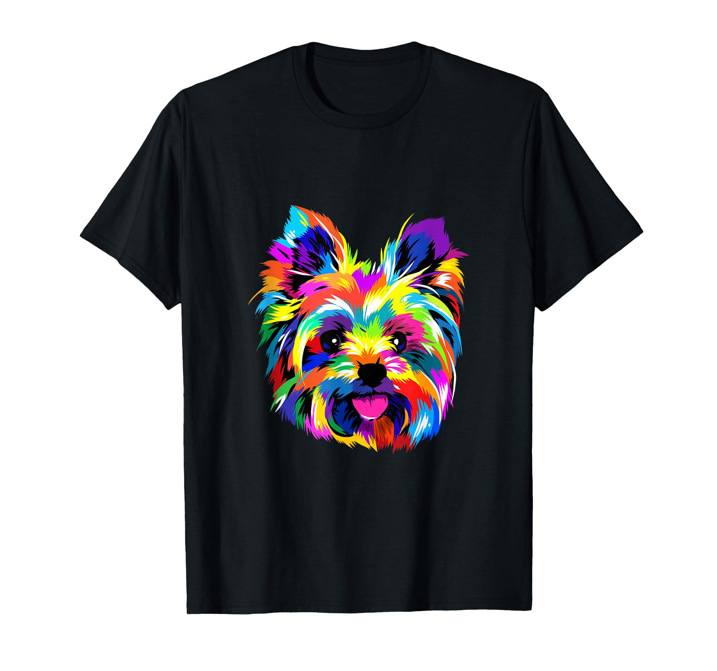 Pop Art Yorkshire Terrier Dog Lover T-Shirt - Casual Everyday Wear Unisex - T-Shirt, Sweatshirt, Hoodie