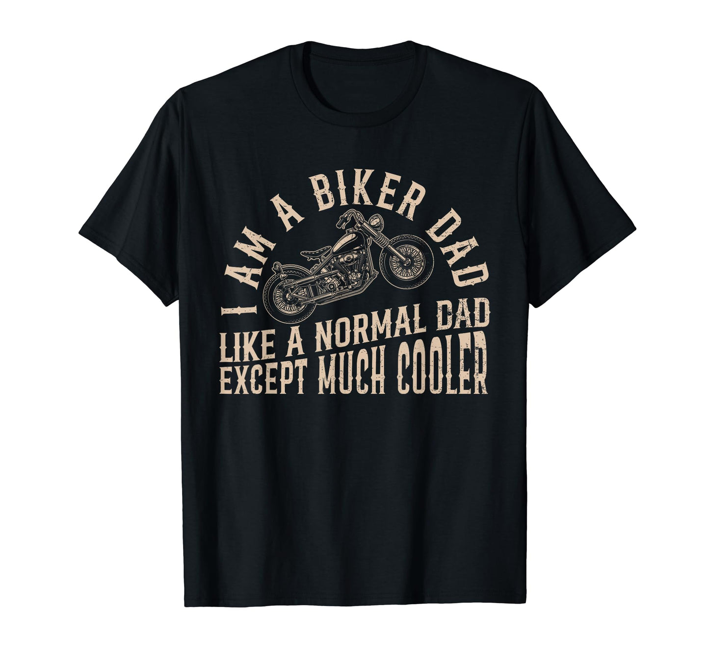 Motorcycle Biker Dad Is Much Cooler T-Shirt - Minimalist Print Unisex - T-Shirt, Sweatshirt, Hoodie