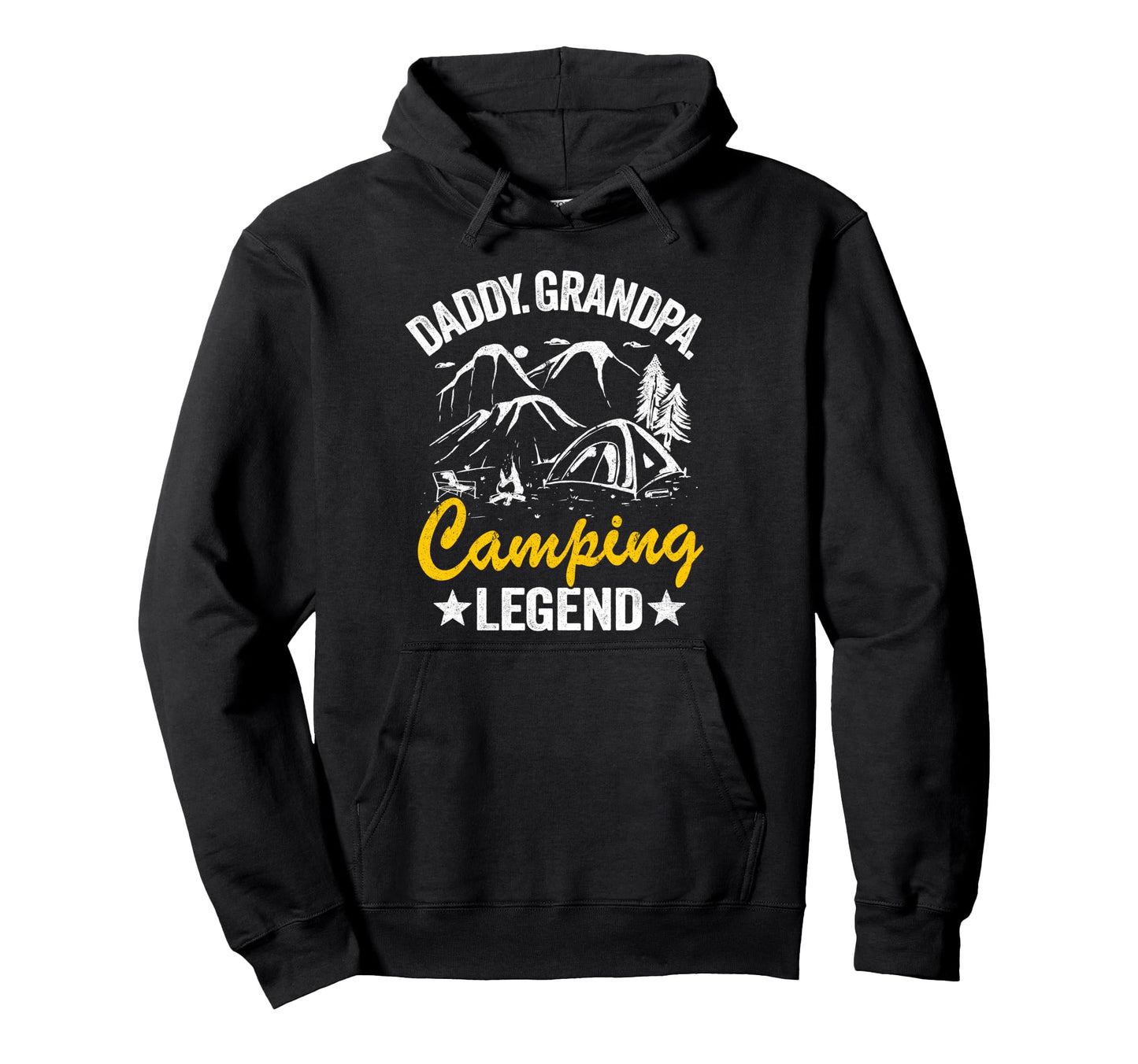 Daddy Grandpa Camping Legend Rv Camper Hoodie - Novelty Apparel Men Women - T-Shirt, Sweatshirt, Hoodie