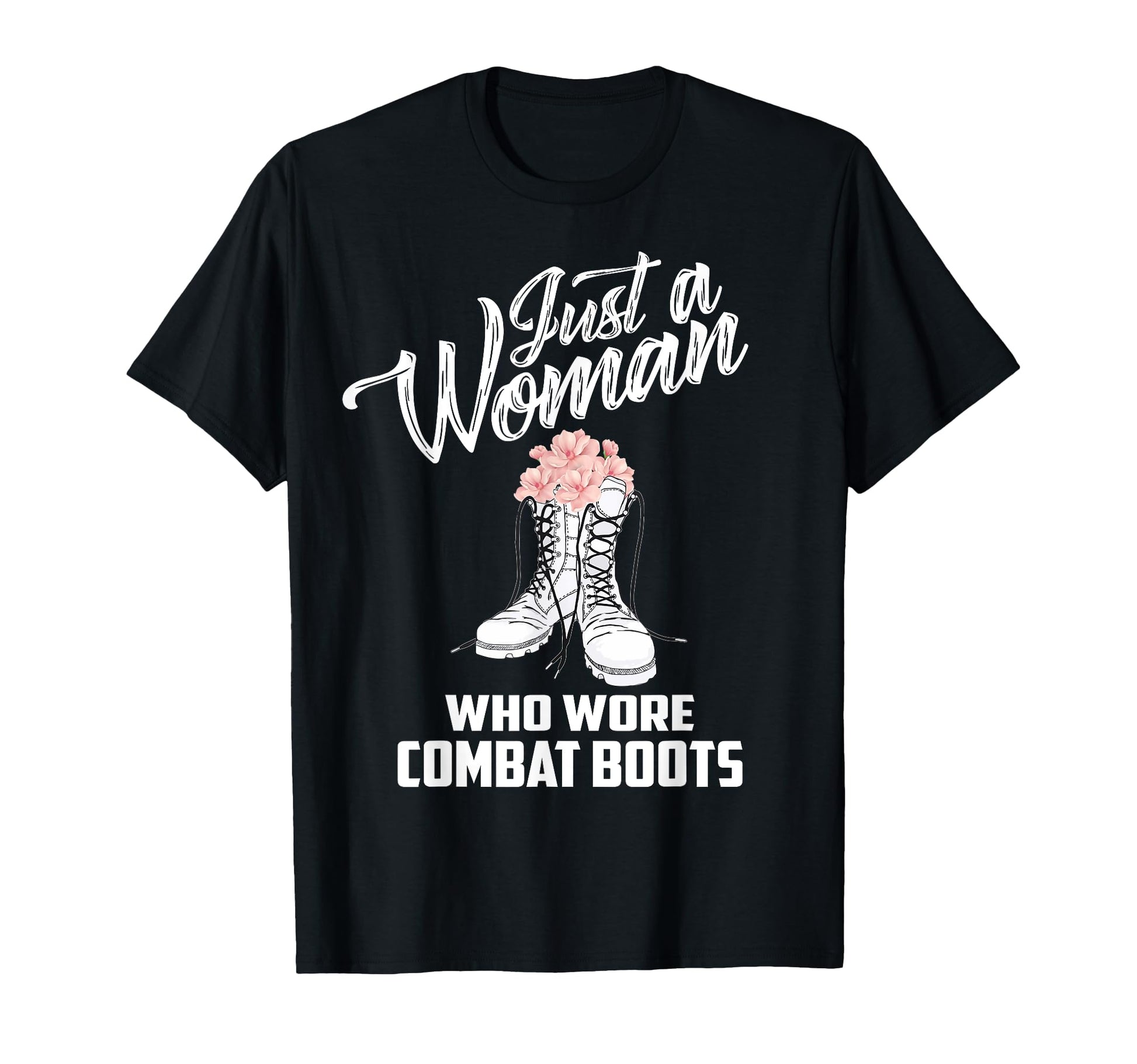 Just Who Wore Combat Boots Lady T-Shirt - Novelty Apparel for Adults - T-Shirt, Sweatshirt, Hoodie