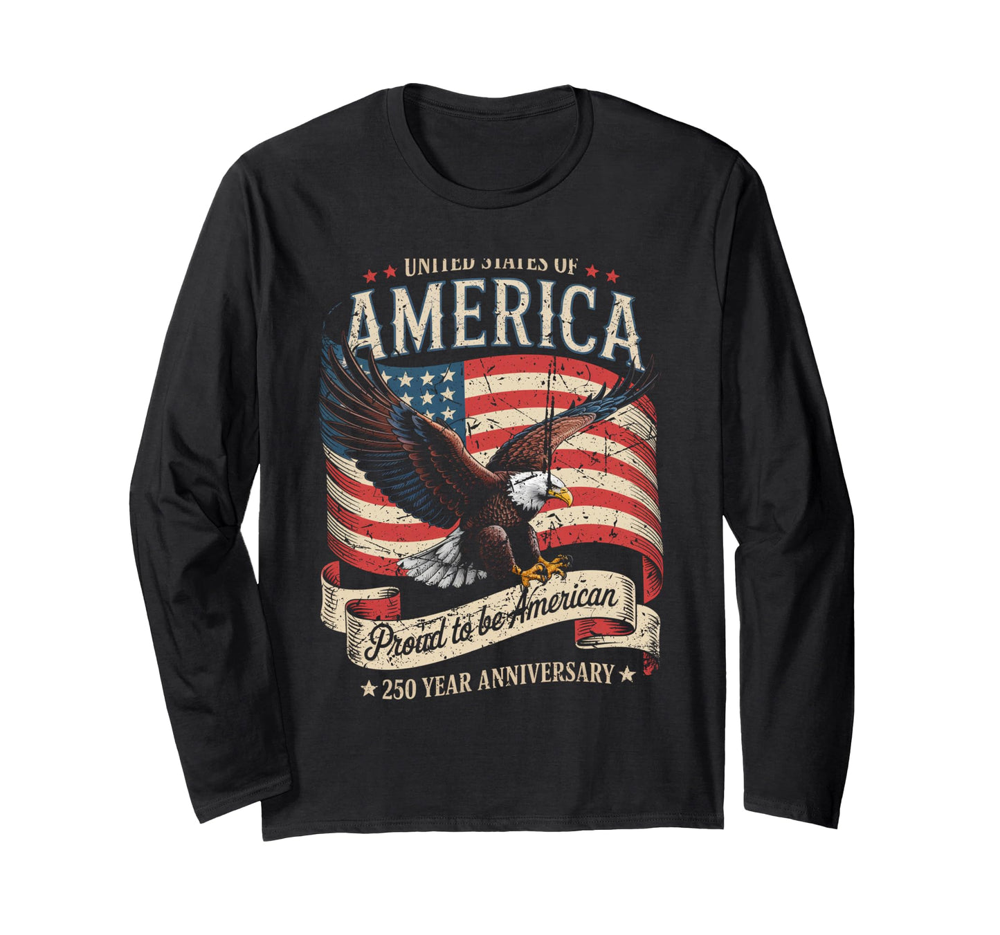 United States Anniversary American Flag T-Shirt - Aesthetic Graphic Unisex - T-Shirt, Sweatshirt, Hoodie