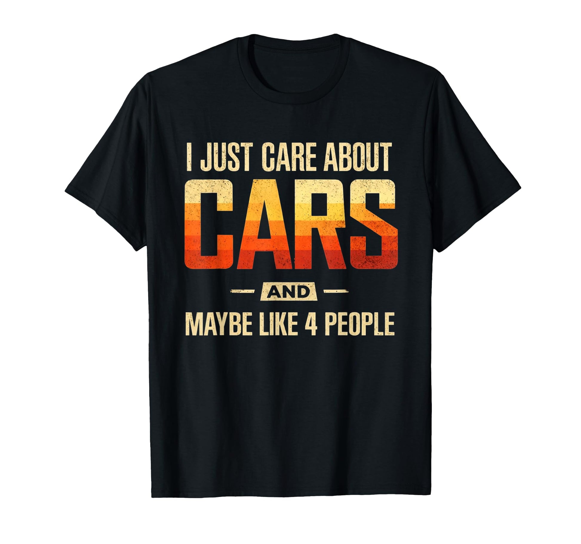 Funny Car Mechanic Just Care About Cars T-Shirt - Graphic Print for Adults - T-Shirt, Sweatshirt, Hoodie