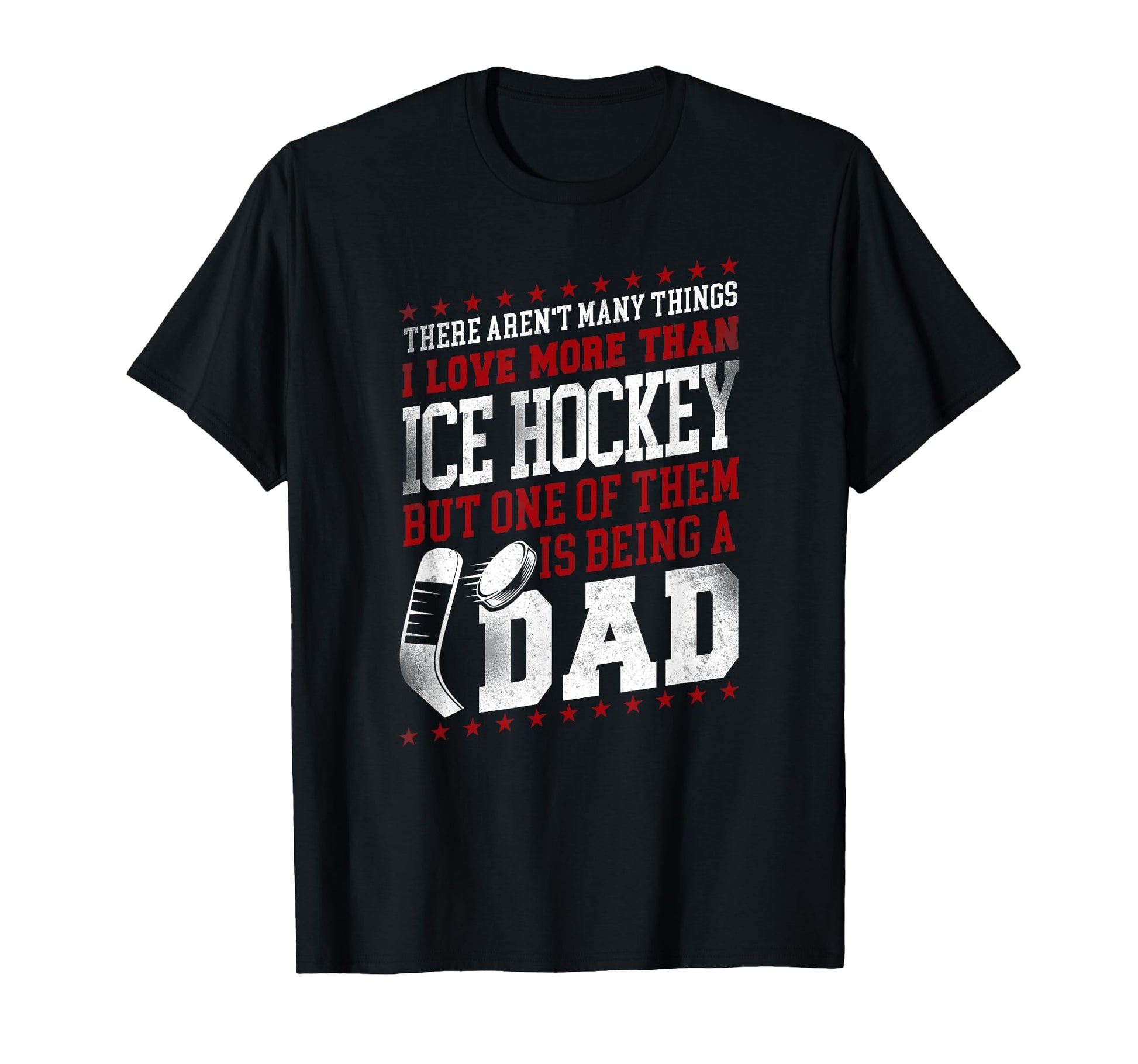 Ice Hockey Dad Father T-Shirt - Minimalist Print for Adults - T-Shirt, Sweatshirt, Hoodie