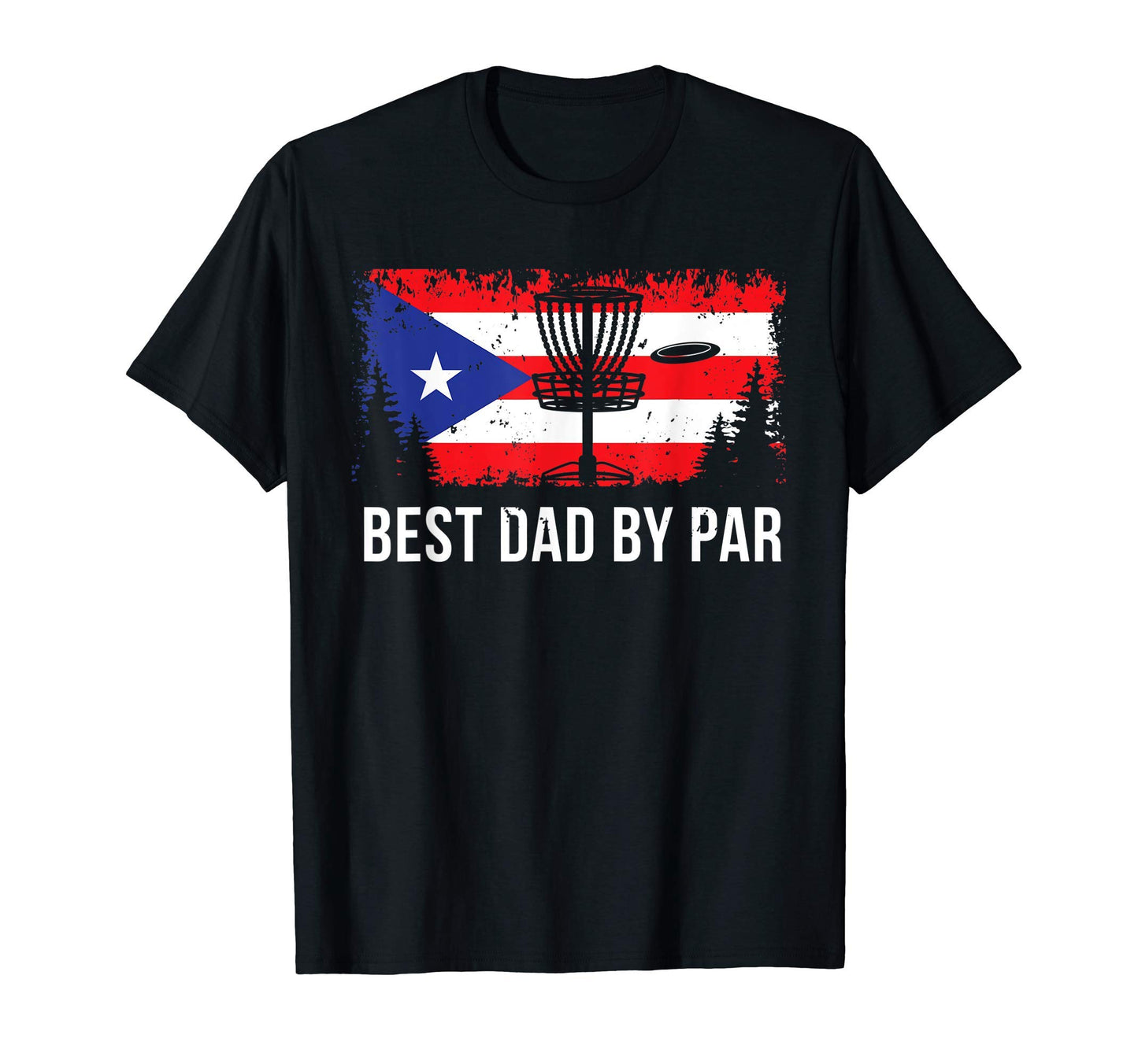 Puerto Rican Flag Best Disc Golf T-Shirt - Fun Novelty Design for Adults - T-Shirt, Sweatshirt, Hoodie