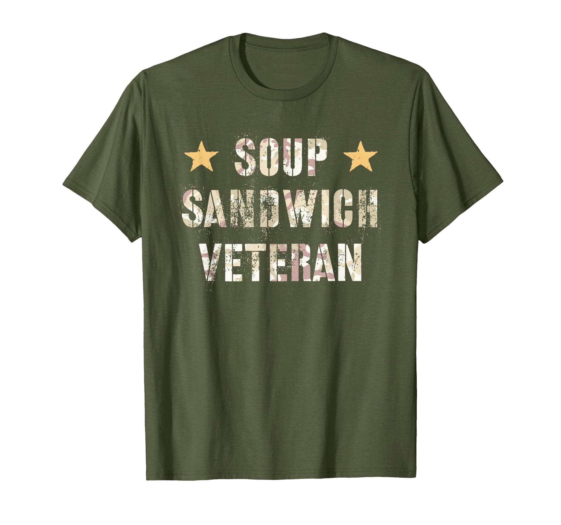 Sarcastic Soup Sandwich Veteran Proud T-Shirt - Streetwear Style Men Women - T-Shirt, Sweatshirt, Hoodie