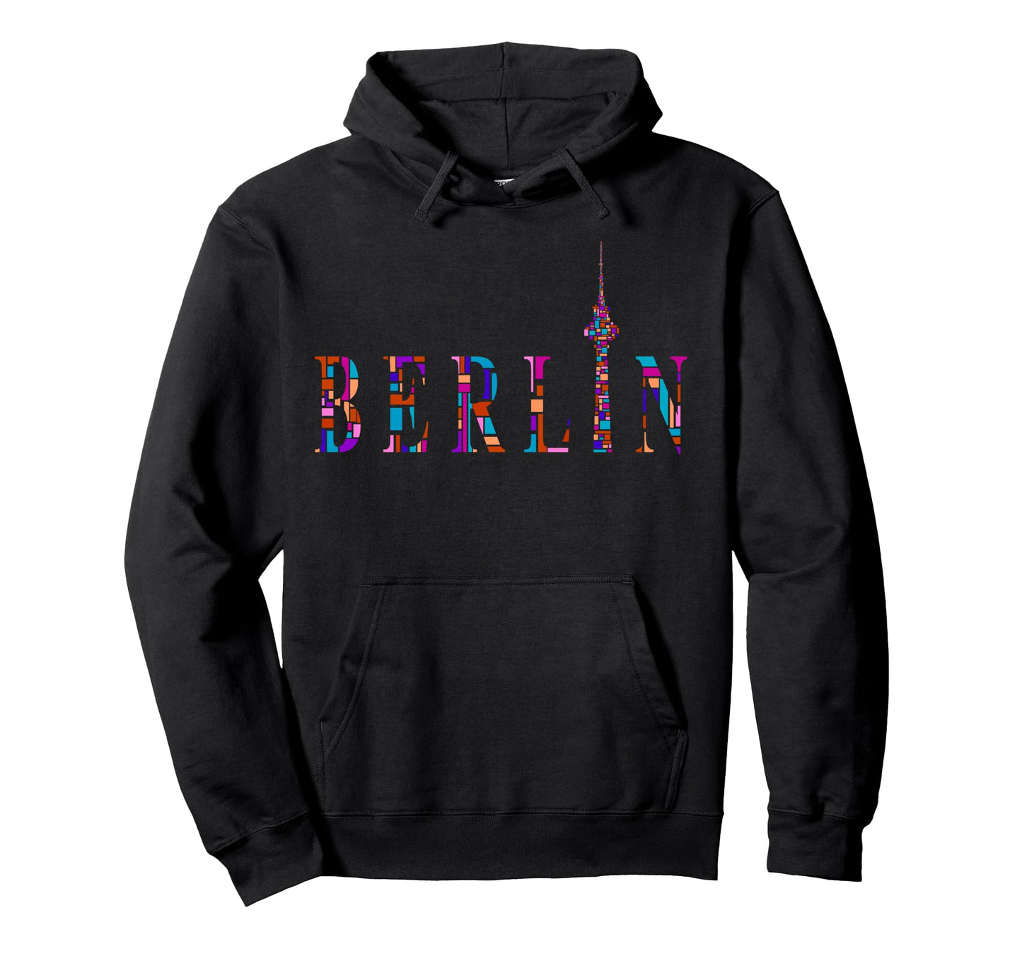 Berlin Tv Tower I Love Berlin Hoodie - Custom Art Print for Adults - T-Shirt, Sweatshirt, Hoodie