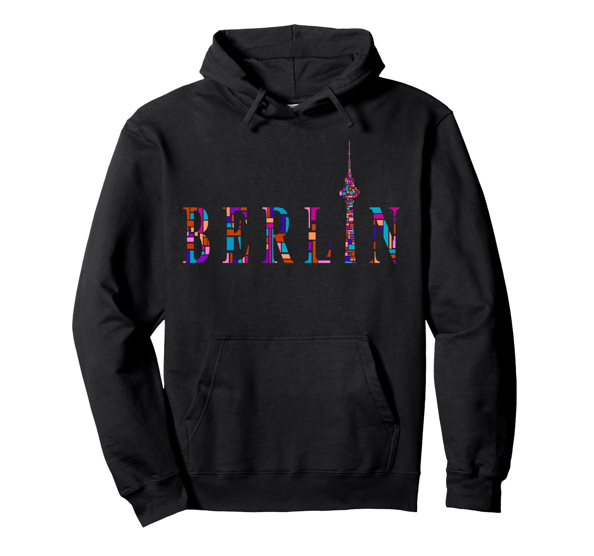 Berlin Tv Tower I Love Berlin Hoodie - Custom Art Print for Adults - T-Shirt, Sweatshirt, Hoodie