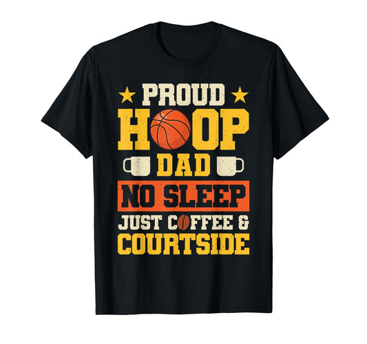 Basketball Designs Dads Coffee Lover T-Shirt - Graphic Print Men Women - T-Shirt, Sweatshirt, Hoodie
