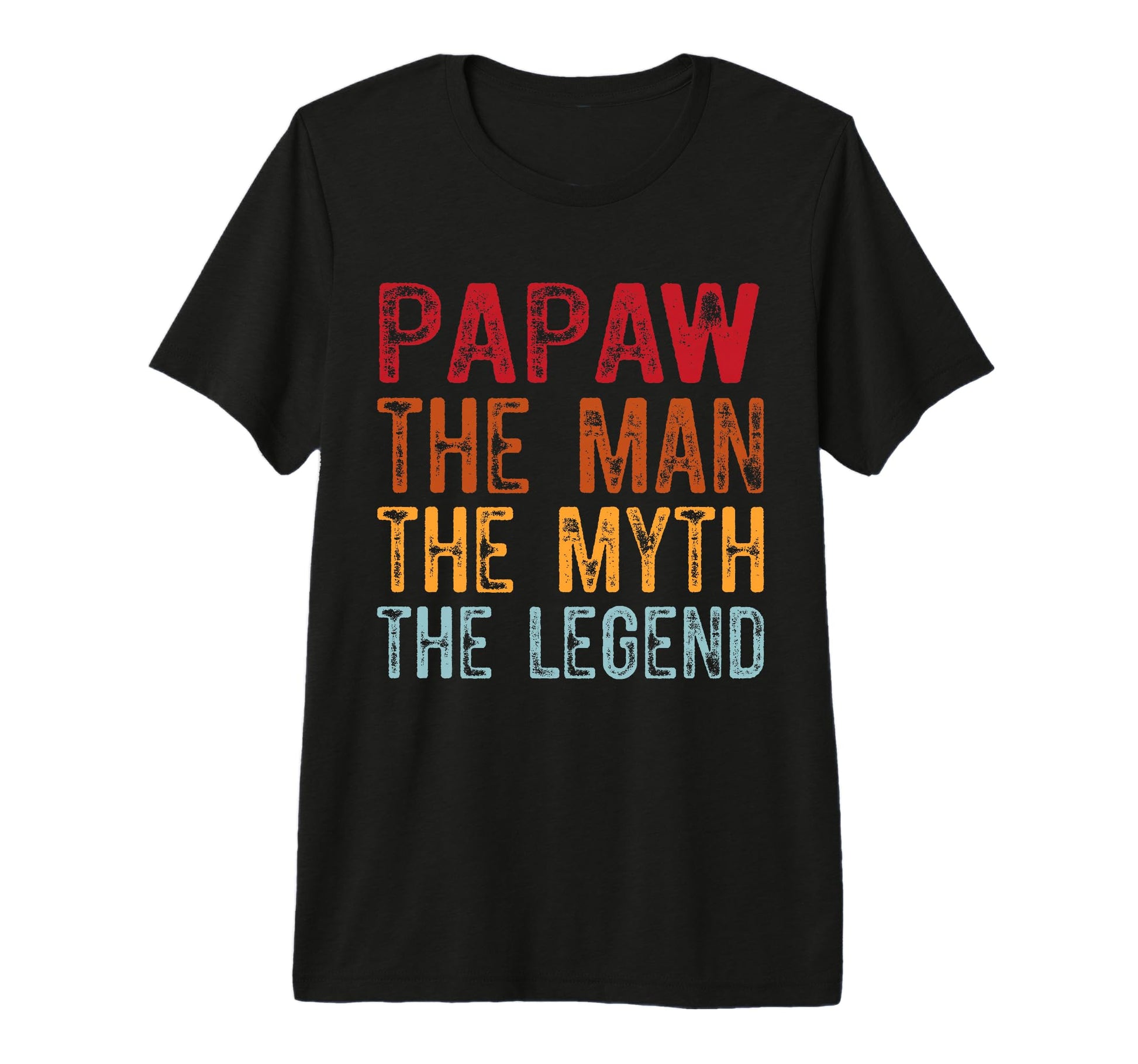 Mens Papaw Myth Legend Dad T-Shirt - Casual Everyday Wear for Adults - T-Shirt, Sweatshirt, Hoodie