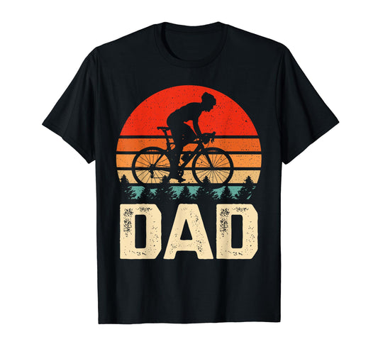 Bicycle Cycling Gifts Cyclist Dad T-Shirt - Trendy Graphic Unisex - T-Shirt, Sweatshirt, Hoodie
