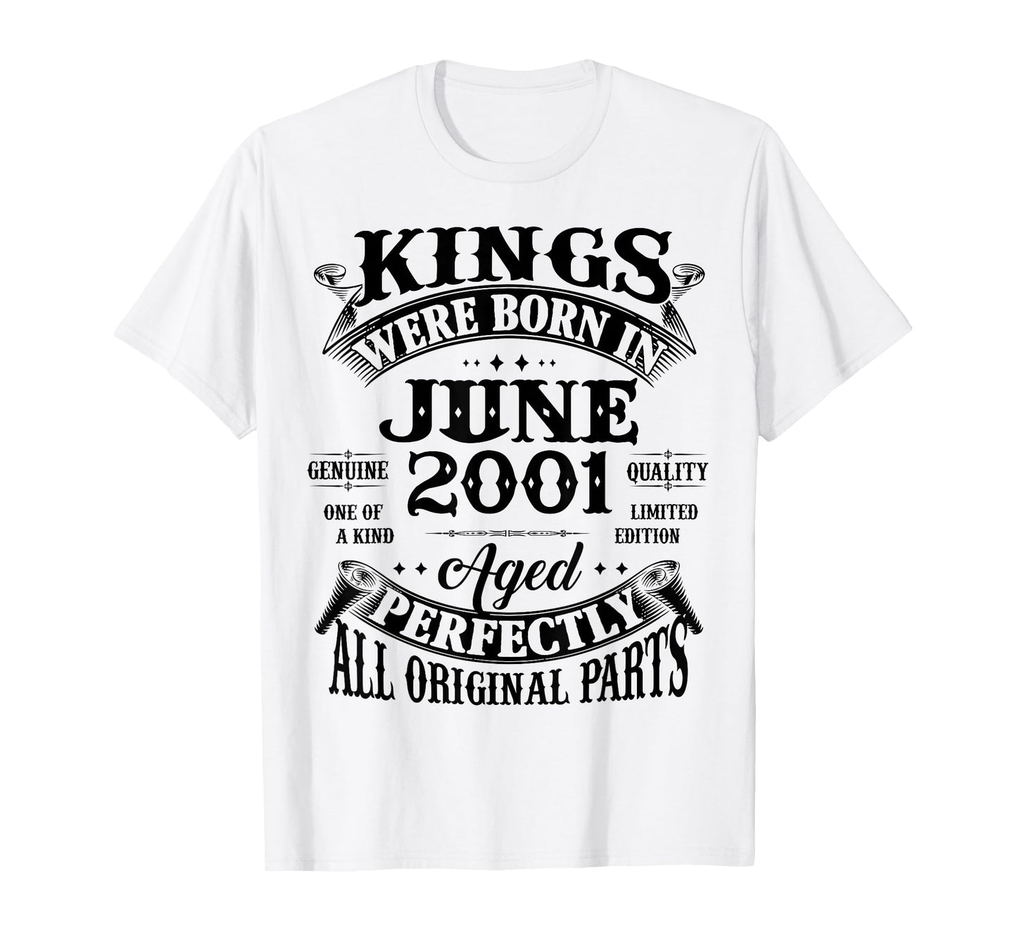 25Th Birthday Gift Kings Born June T-Shirt - Fun Novelty Design Men Women - T-Shirt, Sweatshirt, Hoodie