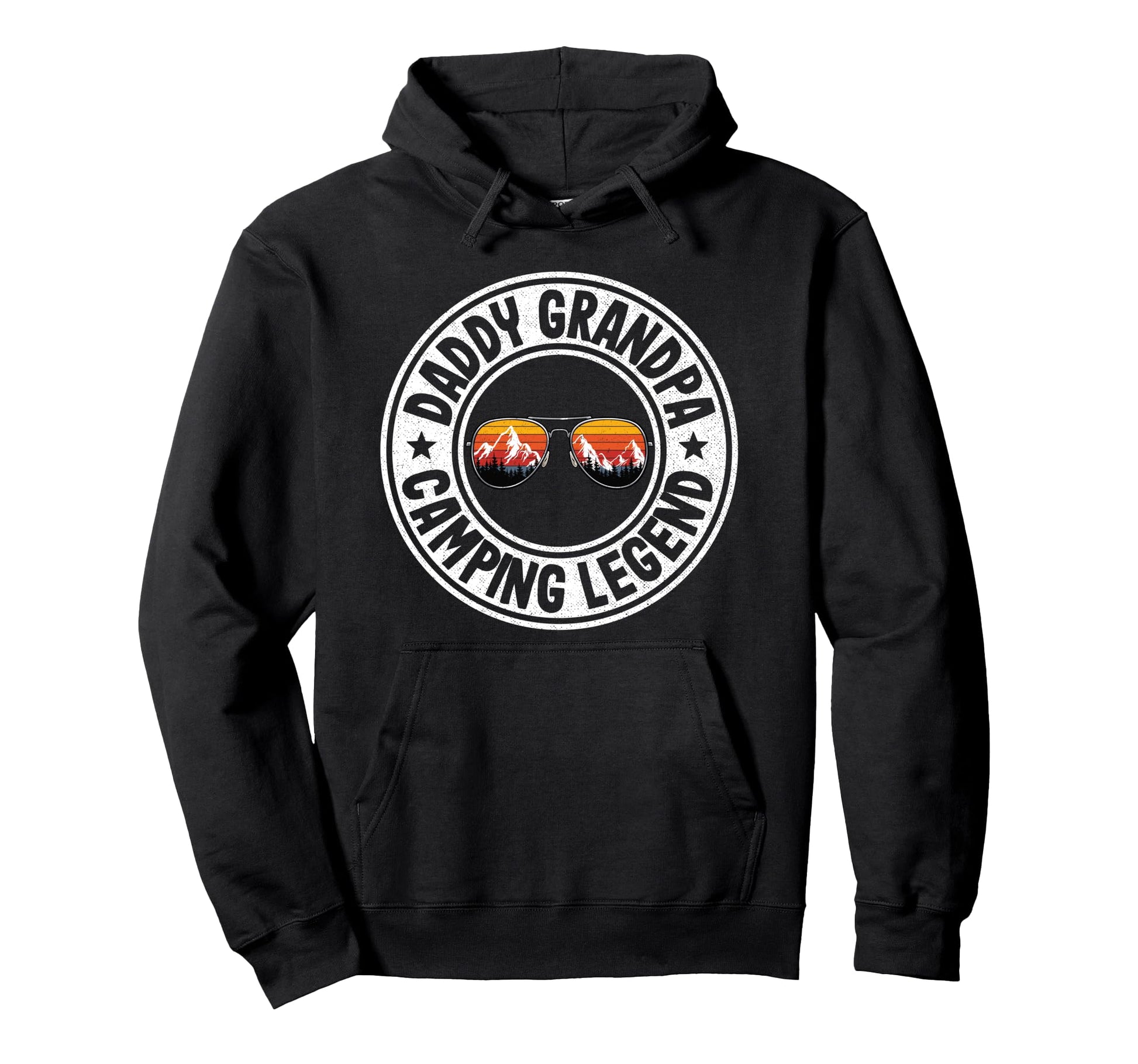 Daddy Grandpa Camping Legend Rv Camper Hoodie - Trendy Graphic Men Women - T-Shirt, Sweatshirt, Hoodie