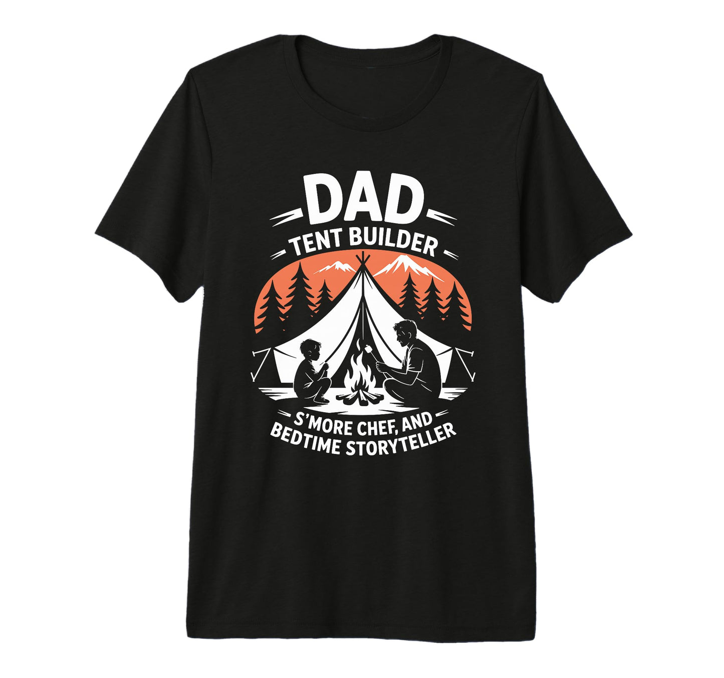 Funny Camping Dad Camper And T-Shirt - Fun Novelty Design for Adults - T-Shirt, Sweatshirt, Hoodie