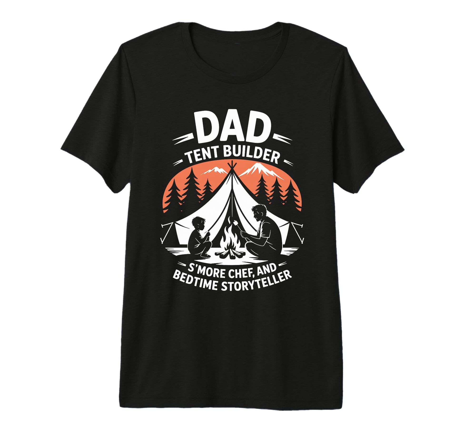 Funny Camping Dad Camper And T-Shirt - Fun Novelty Design for Adults - T-Shirt, Sweatshirt, Hoodie