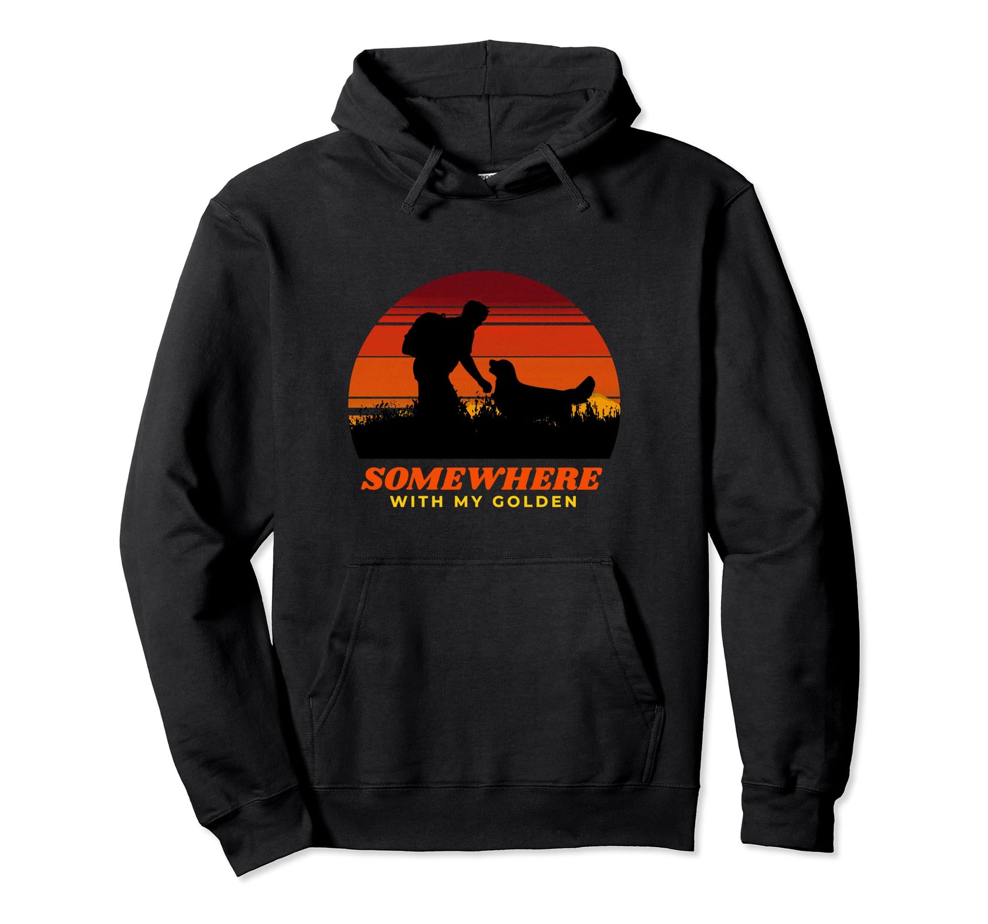 Life Is Better Golden Retriever Hoodie - Fun Novelty Design Men Women - T-Shirt, Sweatshirt, Hoodie
