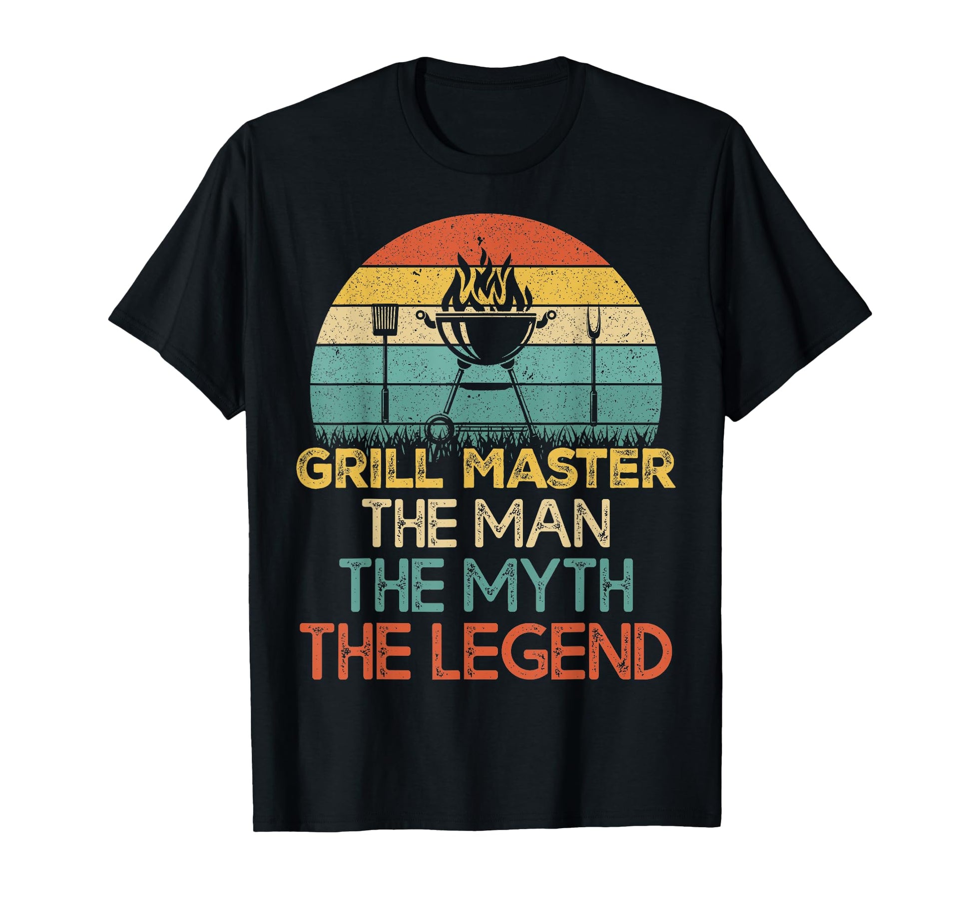 Funny Bbq Dad Grill Master Myth T-Shirt - Casual Everyday Wear Unisex - T-Shirt, Sweatshirt, Hoodie