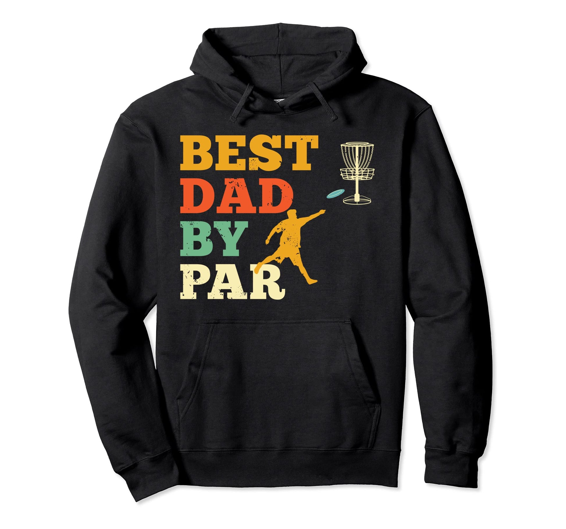 Best Dad Par Disc Golf Lover Frisbee Hoodie - Minimalist Print Unisex - T-Shirt, Sweatshirt, Hoodie