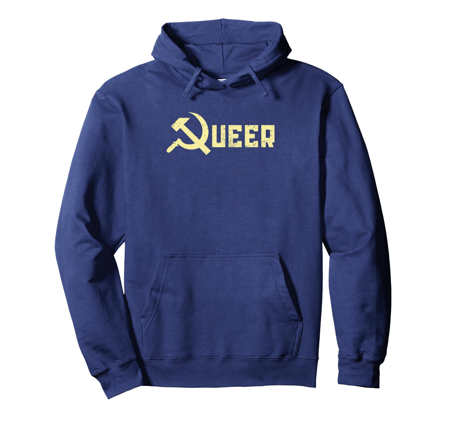 Queer Communist Hammer And Sickle Hoodie - Custom Art Print Unisex - T-Shirt, Sweatshirt, Hoodie