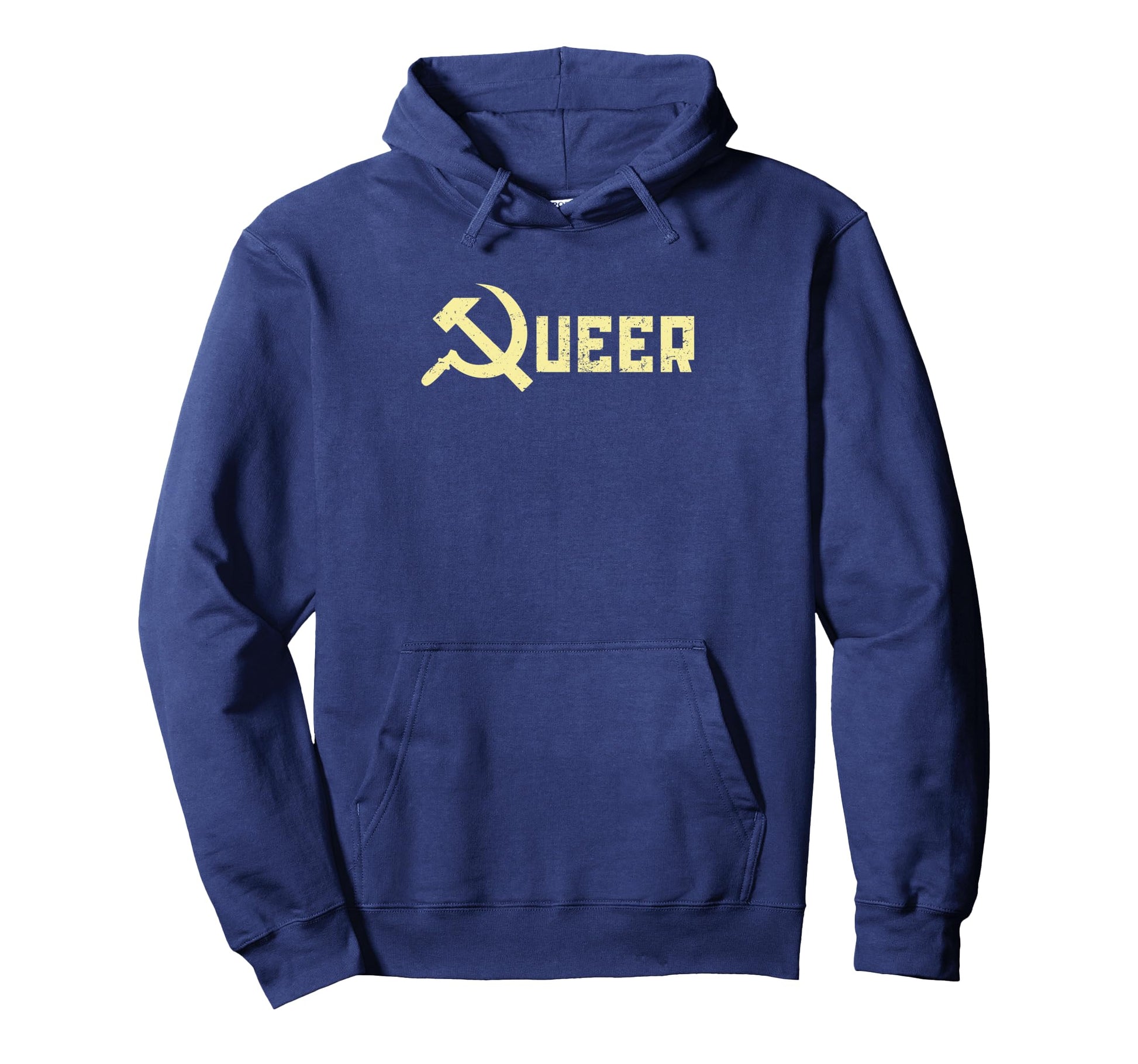 Queer Communist Hammer And Sickle Hoodie - Custom Art Print Unisex - T-Shirt, Sweatshirt, Hoodie
