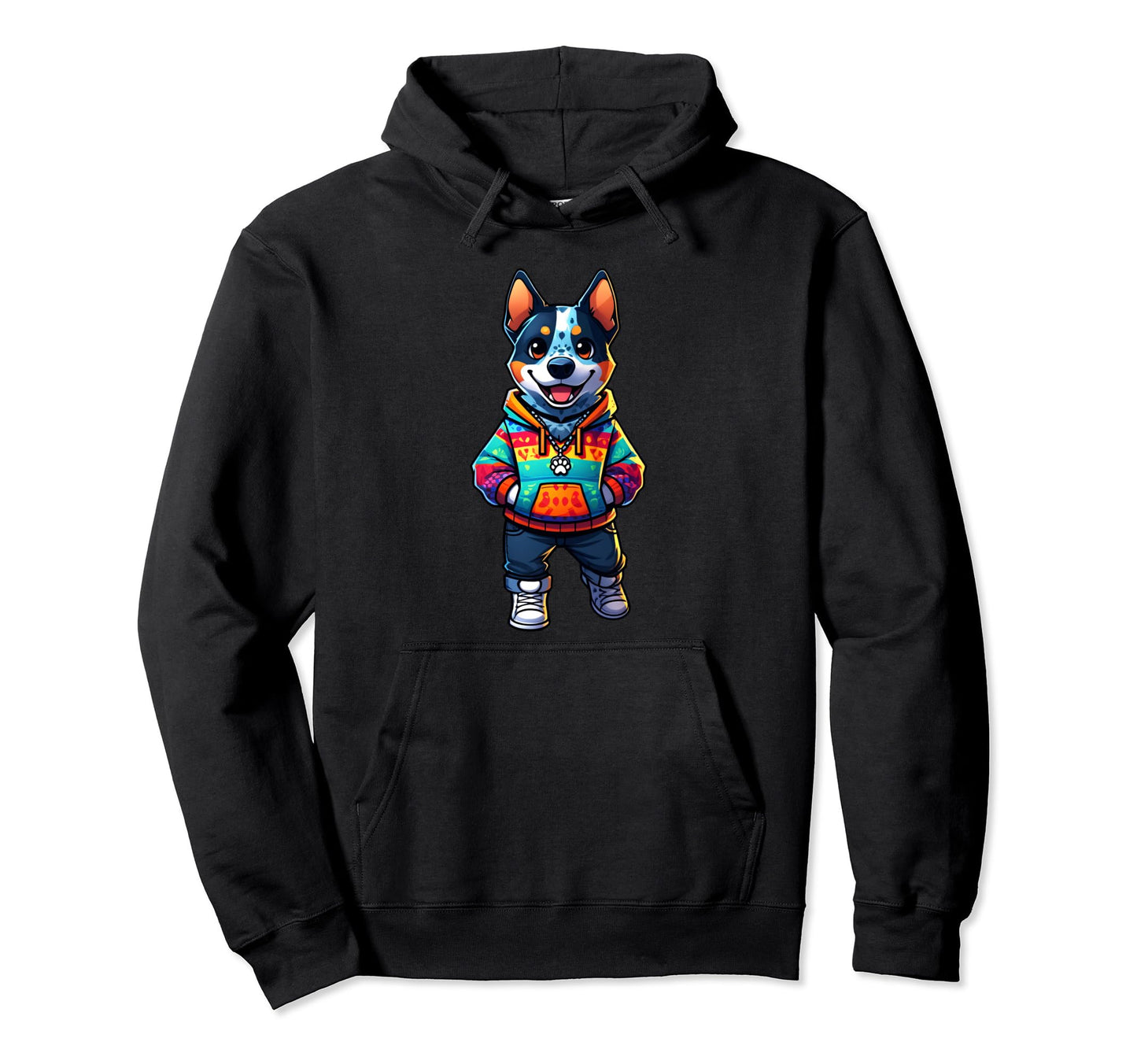 Texas Heeler Dog Jacket Outfit Dog Mom Dad Hoodie - Novelty Apparel Unisex - T-Shirt, Sweatshirt, Hoodie