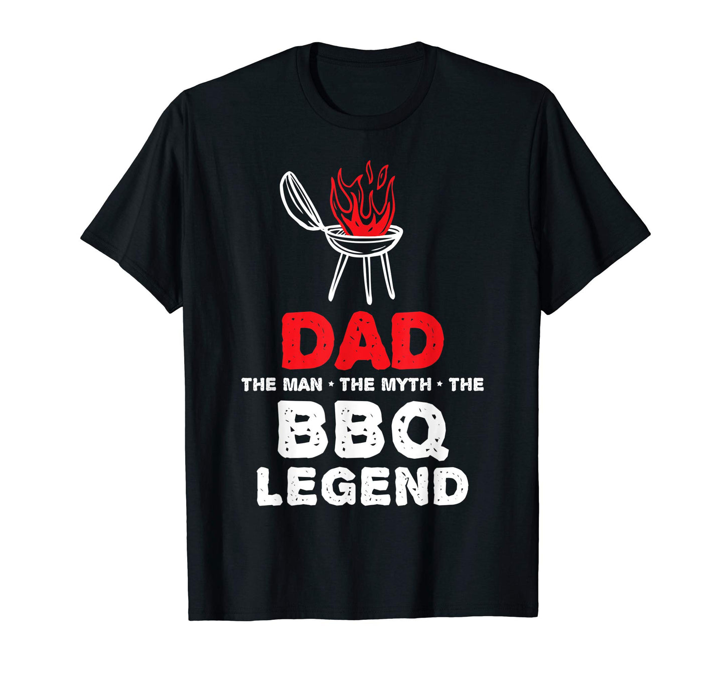 Dad Myth Bbq Legend T-Shirt - Fun Novelty Design for Adults - T-Shirt, Sweatshirt, Hoodie