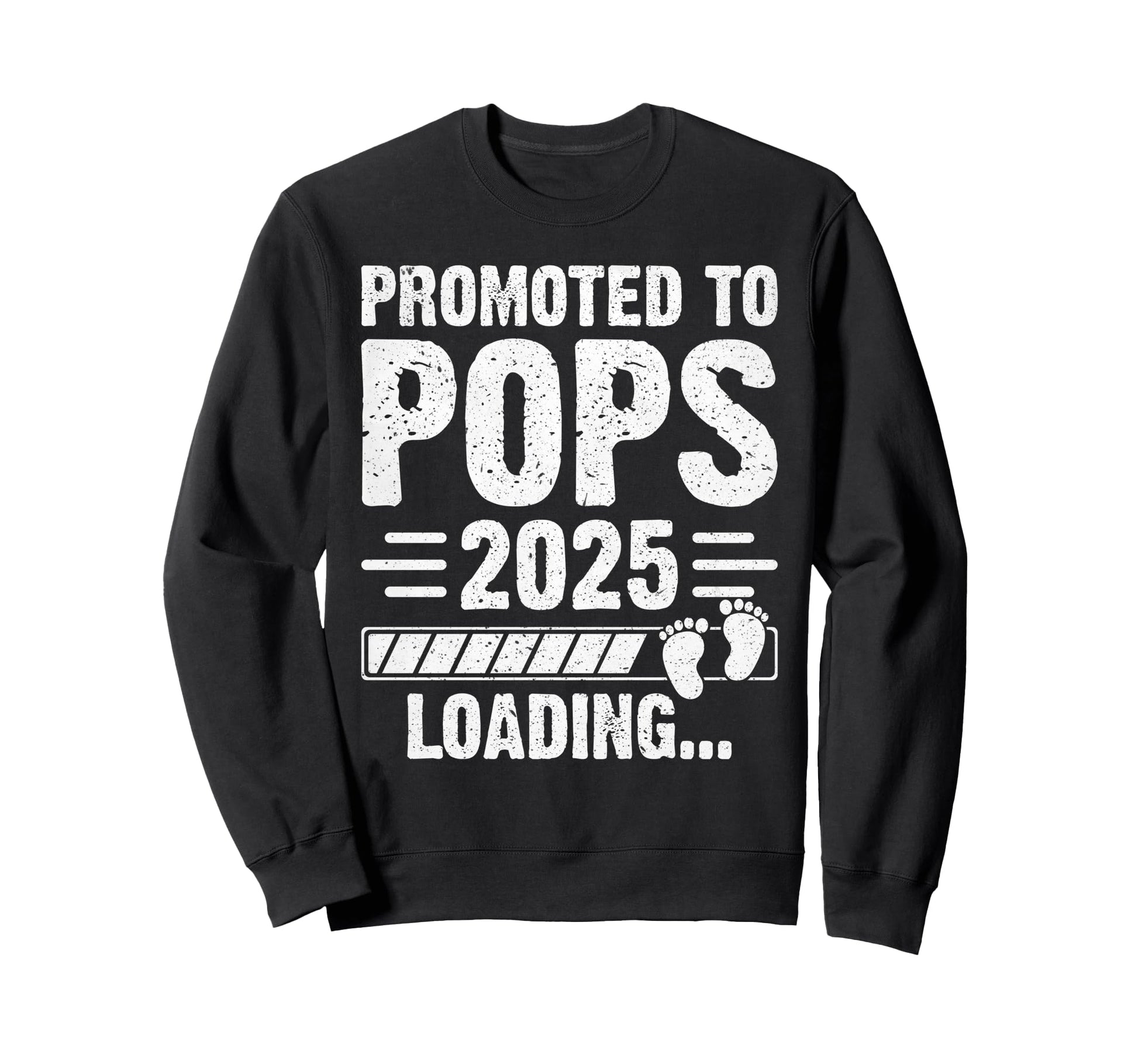 Promoted To Pops Est 2025 Fathers Day Sweatshirt - Custom Art Print Unisex - T-Shirt, Sweatshirt, Hoodie