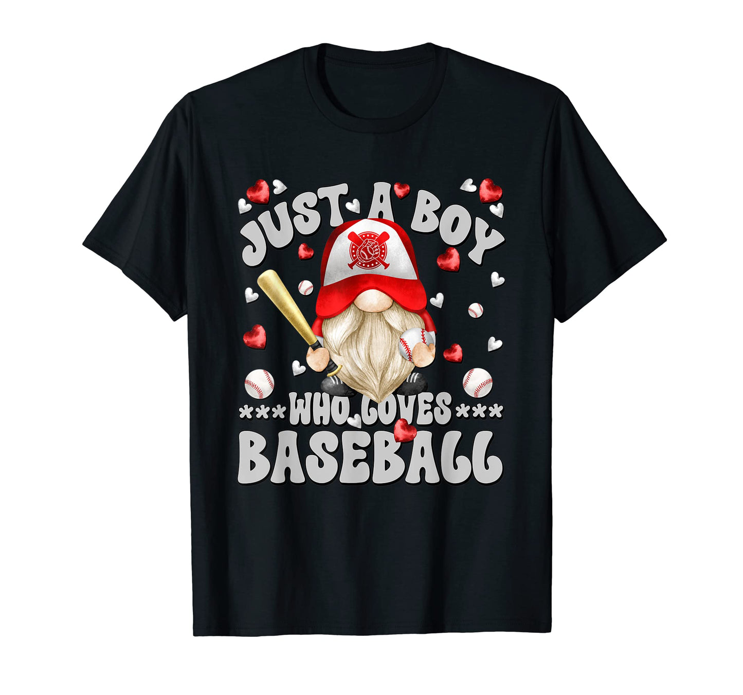 Funny Grandpa Gnomie Just Who Loves T-Shirt - Novelty Apparel for Adults - T-Shirt, Sweatshirt, Hoodie