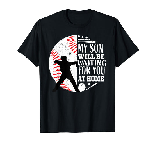 Baseball Catcher Mom Dad Son T-Shirt - Casual Everyday Wear for Adults - T-Shirt, Sweatshirt, Hoodie