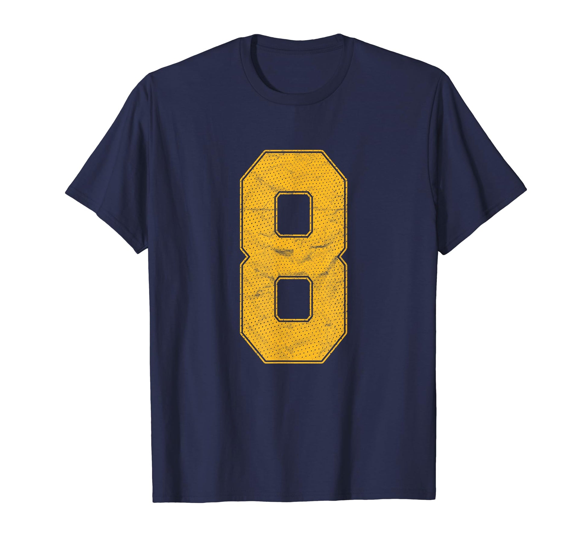 Number 8 Numbered Uniform Sports Team T-Shirt - Novelty Apparel Unisex - T-Shirt, Sweatshirt, Hoodie