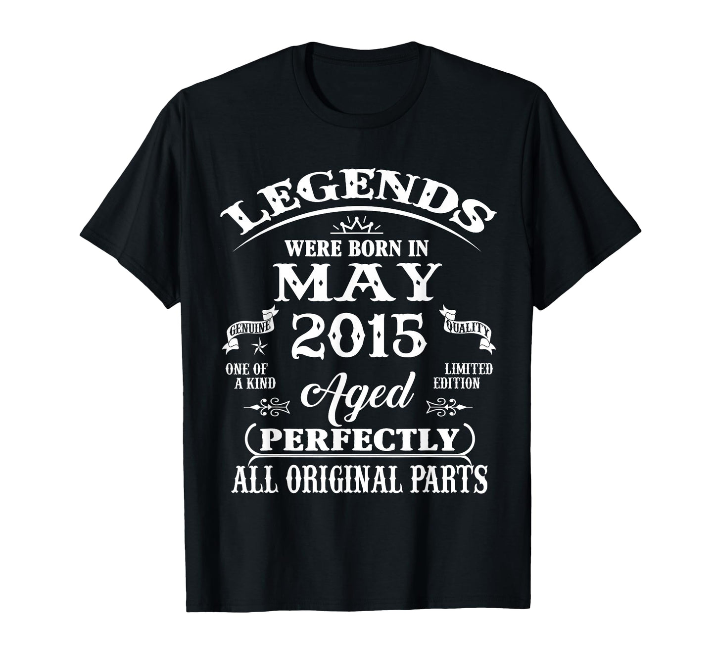 11Th Birthday Gift Legend Born May 2015 T-Shirt - Graphic Print for Adults - T-Shirt, Sweatshirt, Hoodie