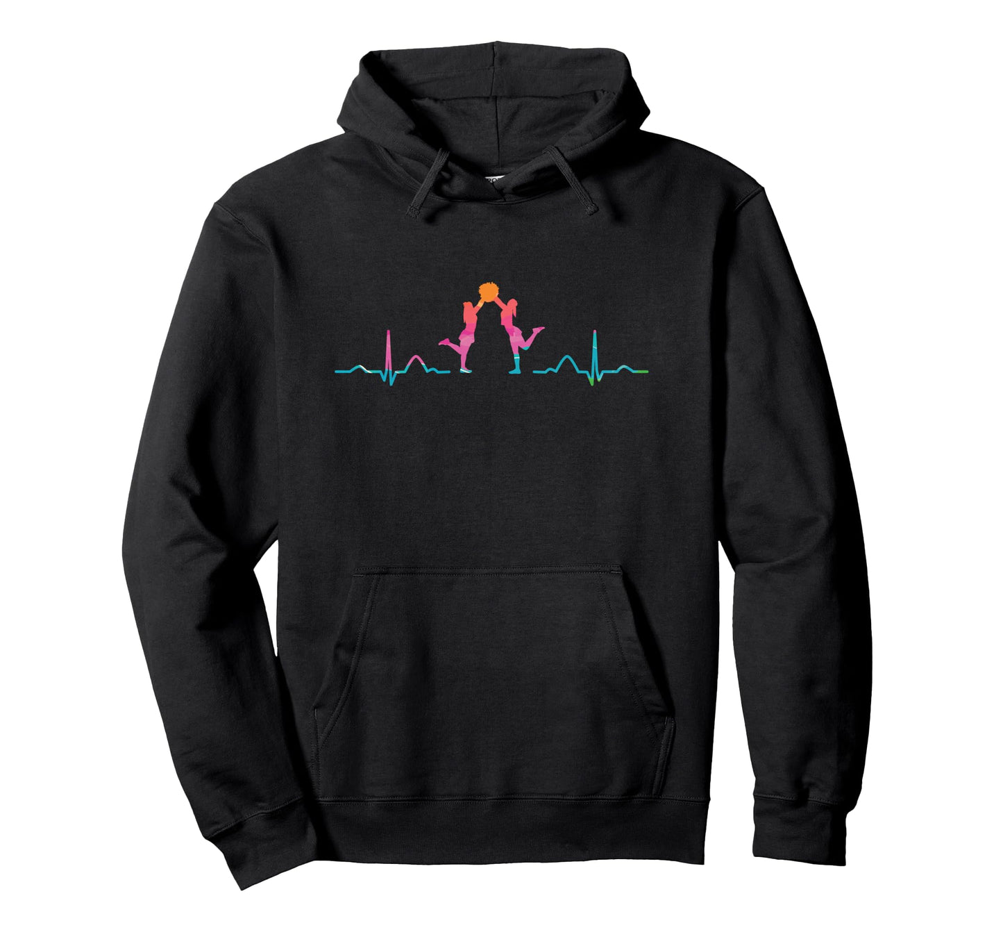 Cheerleader Cheer Mom Love Cheerleading Hoodie - Graphic Print Unisex - T-Shirt, Sweatshirt, Hoodie