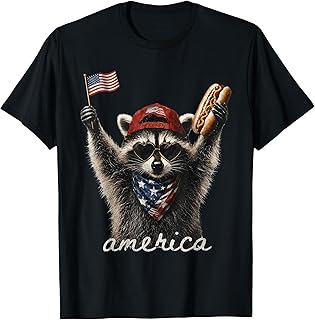 America Meme Raccoon Hot Dog 250 Years 1776 2026 4th of July T-Shirt Unisex T-shirt, Sweatshirt, Hoodie, Long Sleeve Tee - T-Shirt, Sweatshirt, Hoodie